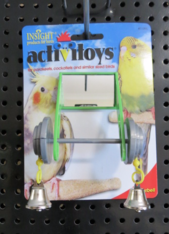 barbell bird toy