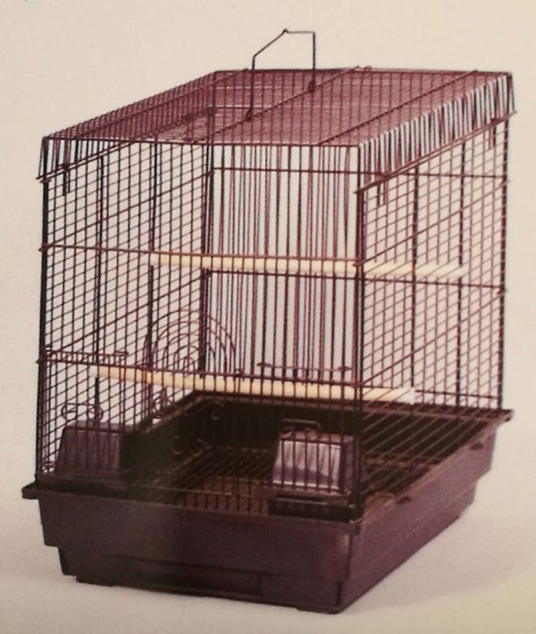 flat roof bird cage