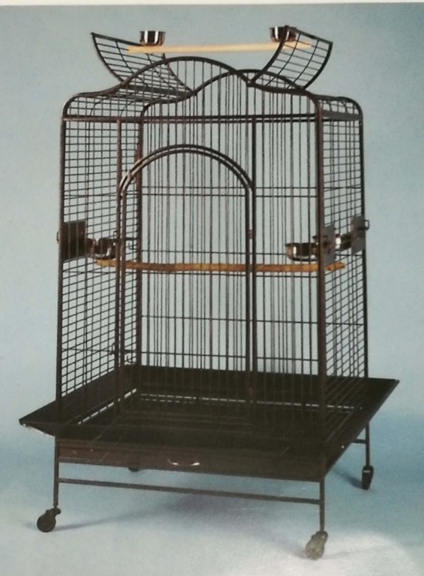 large wave roof bird cage